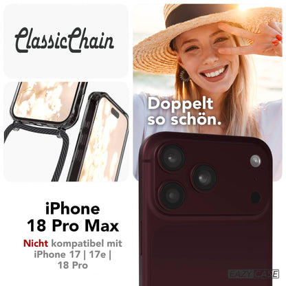 iPhone 18 Pro Max transparente Hülle + Kordel