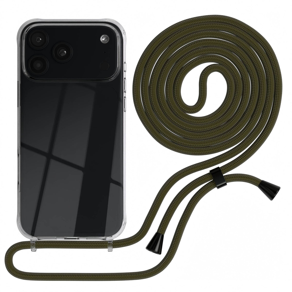 iPhone 18 Pro Max transparente Hülle + Kordel