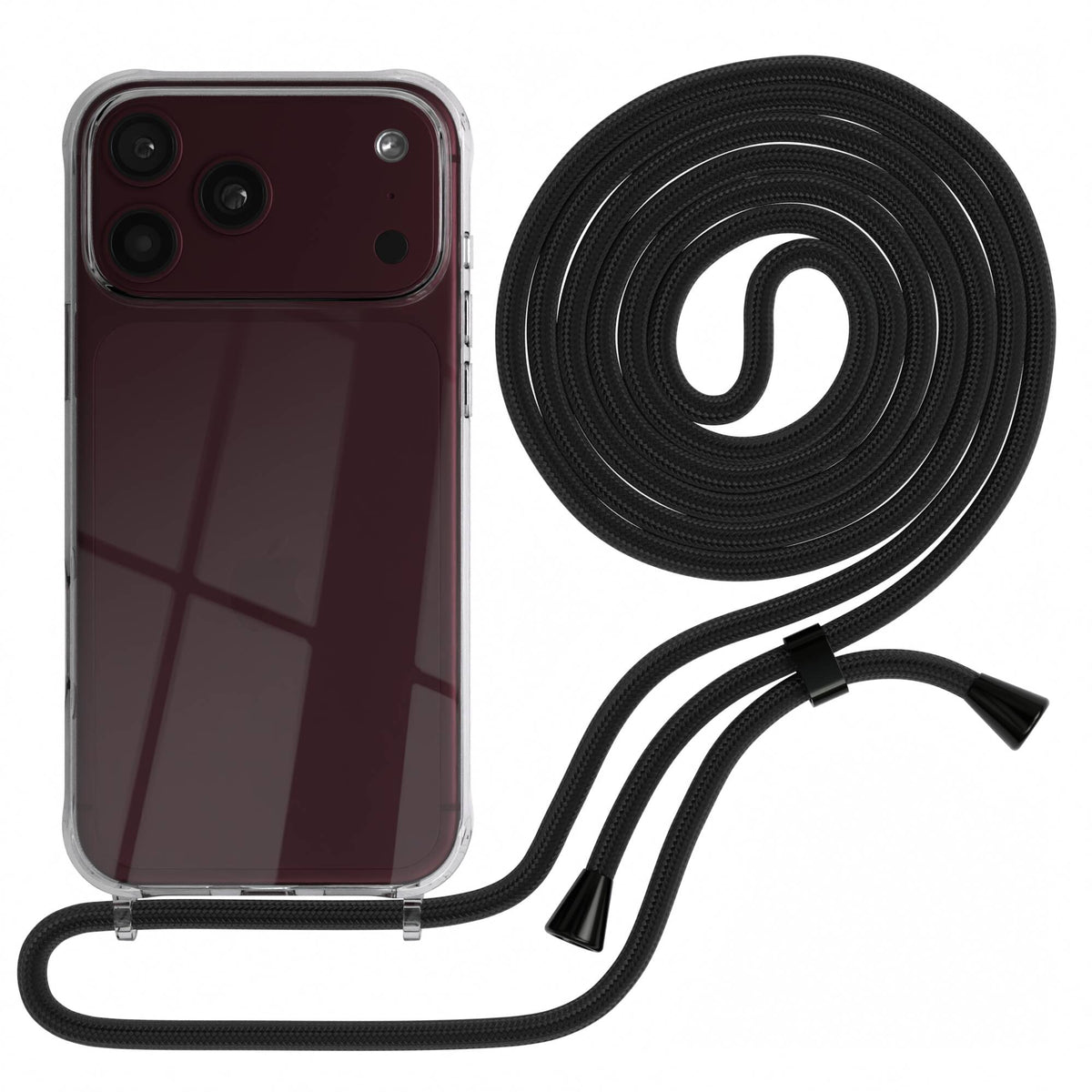 iPhone 18 Pro Max transparente Hülle + Kordel