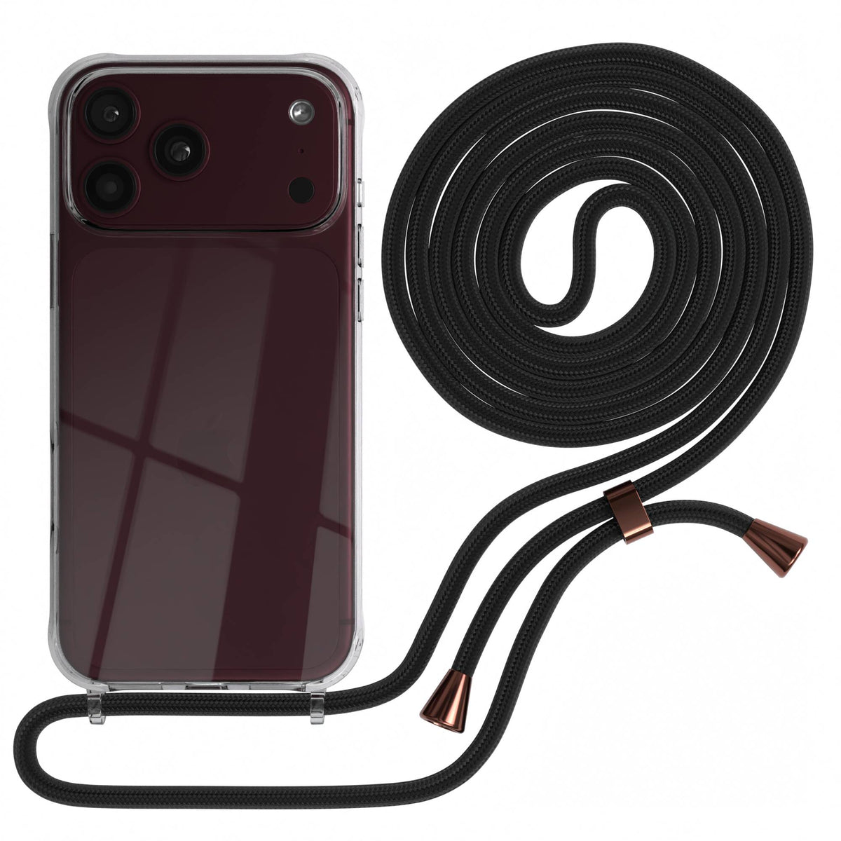 iPhone 18 Pro Max transparente Hülle + Kordel