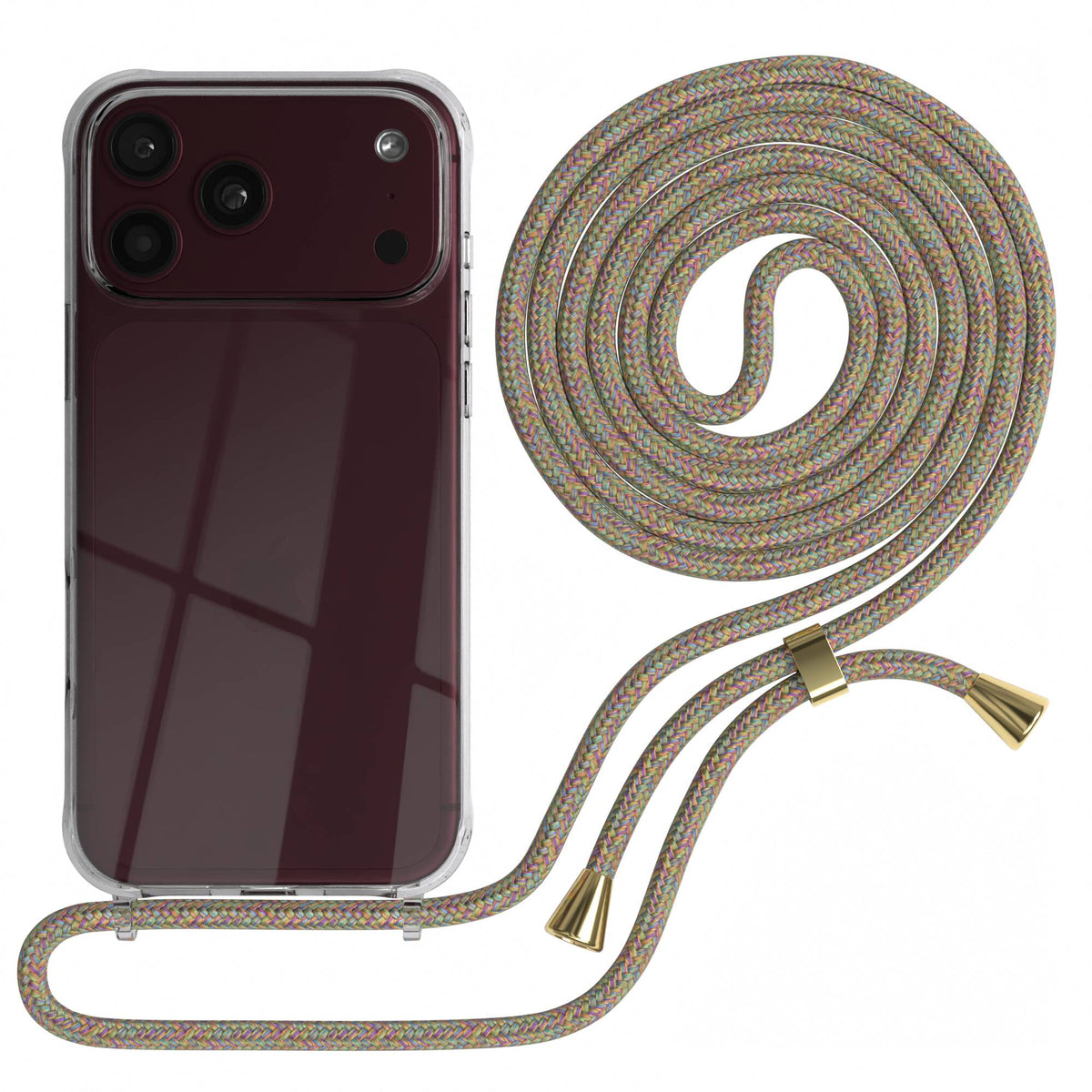 iPhone 18 Pro Max transparente Hülle + Kordel