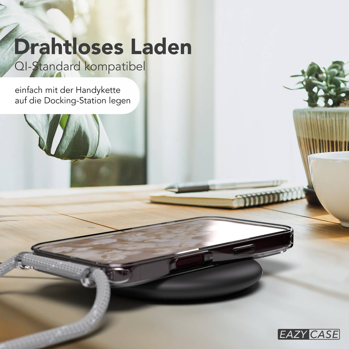 iPhone 18 Pro transparente Hülle + Kordel mit MagSafe