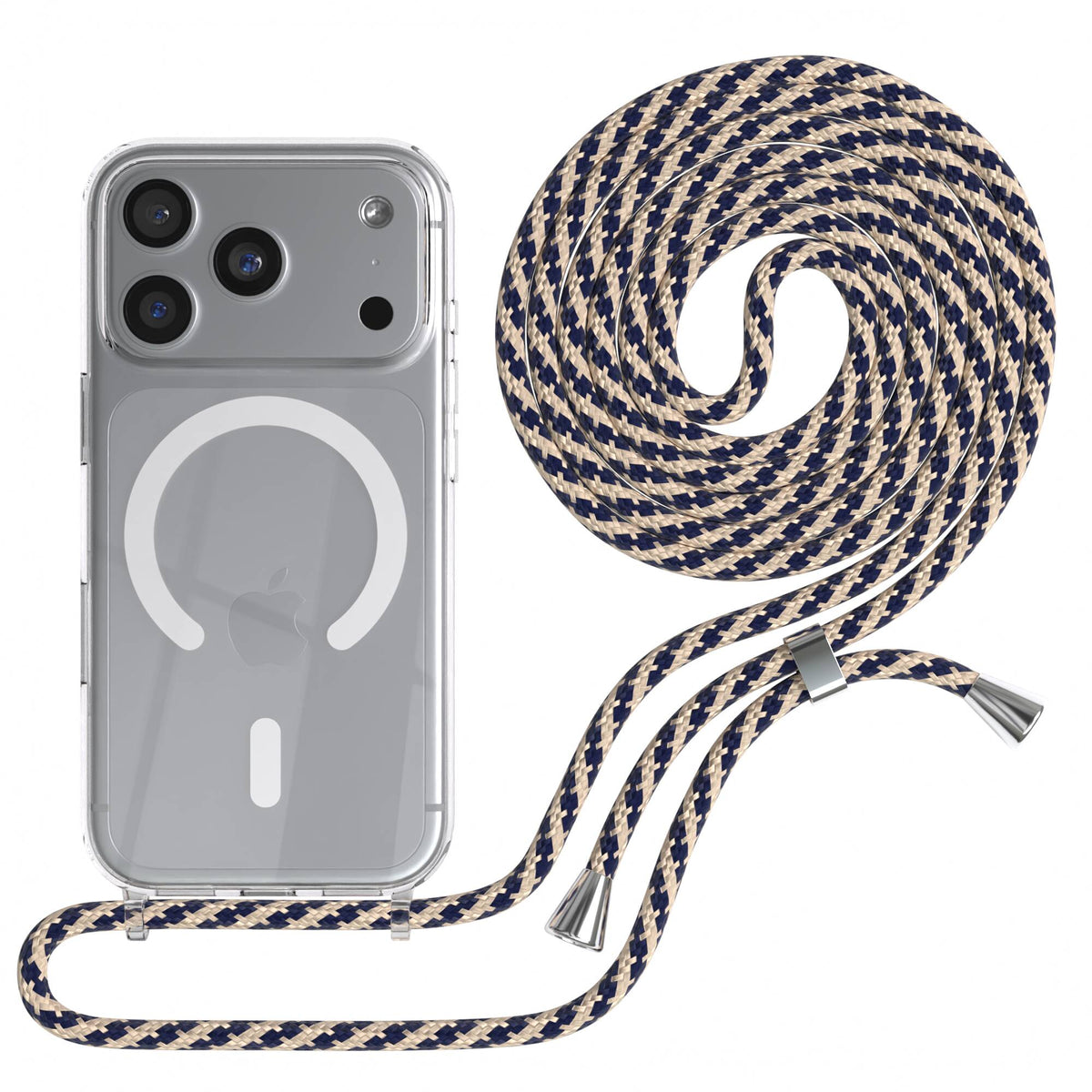 iPhone 18 Pro transparente Hülle + Kordel mit MagSafe