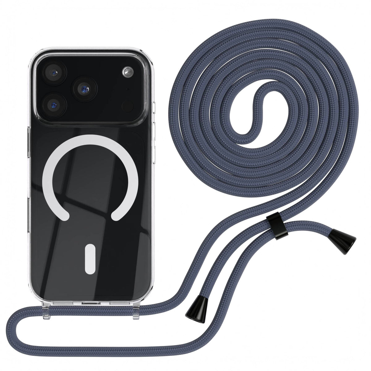 iPhone 18 Pro transparente Hülle + Kordel mit MagSafe