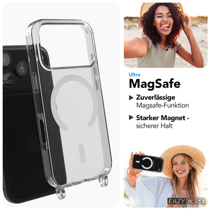 iPhone 18 Pro transparente Hülle + Kordel mit MagSafe