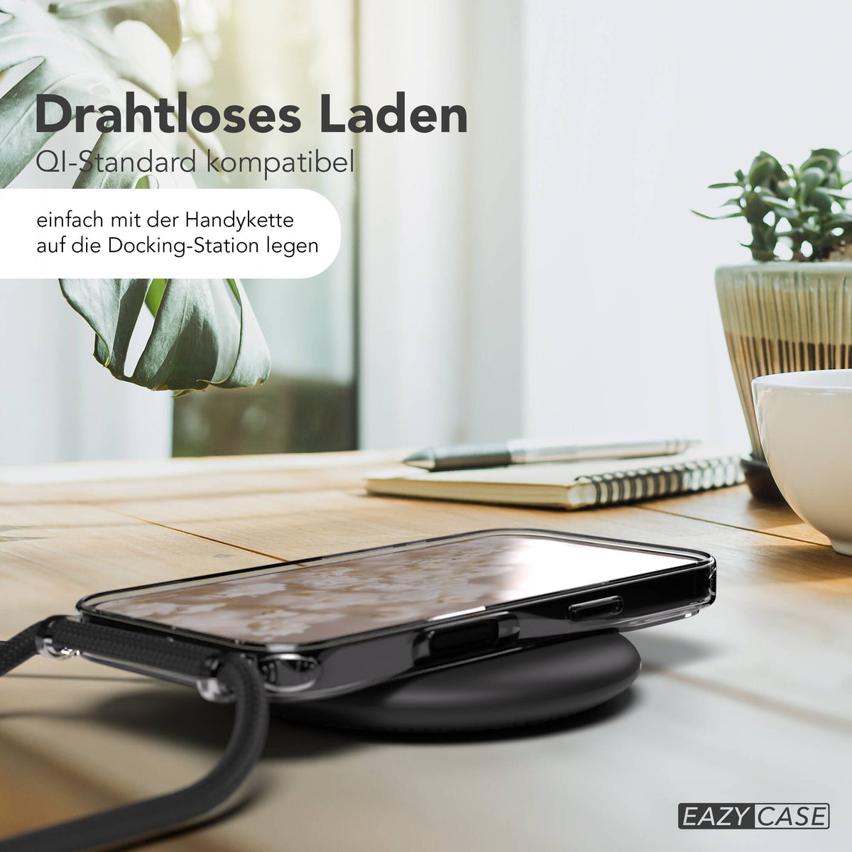 iPhone 18 Pro transparente Hülle + Kordel mit MagSafe