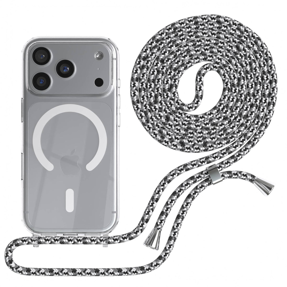 iPhone 18 Pro transparente Hülle + Kordel mit MagSafe
