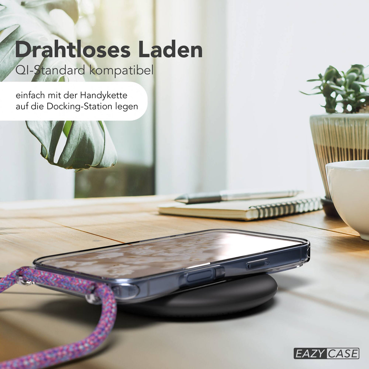 iPhone 18 Pro transparente Hülle + Kordel mit MagSafe