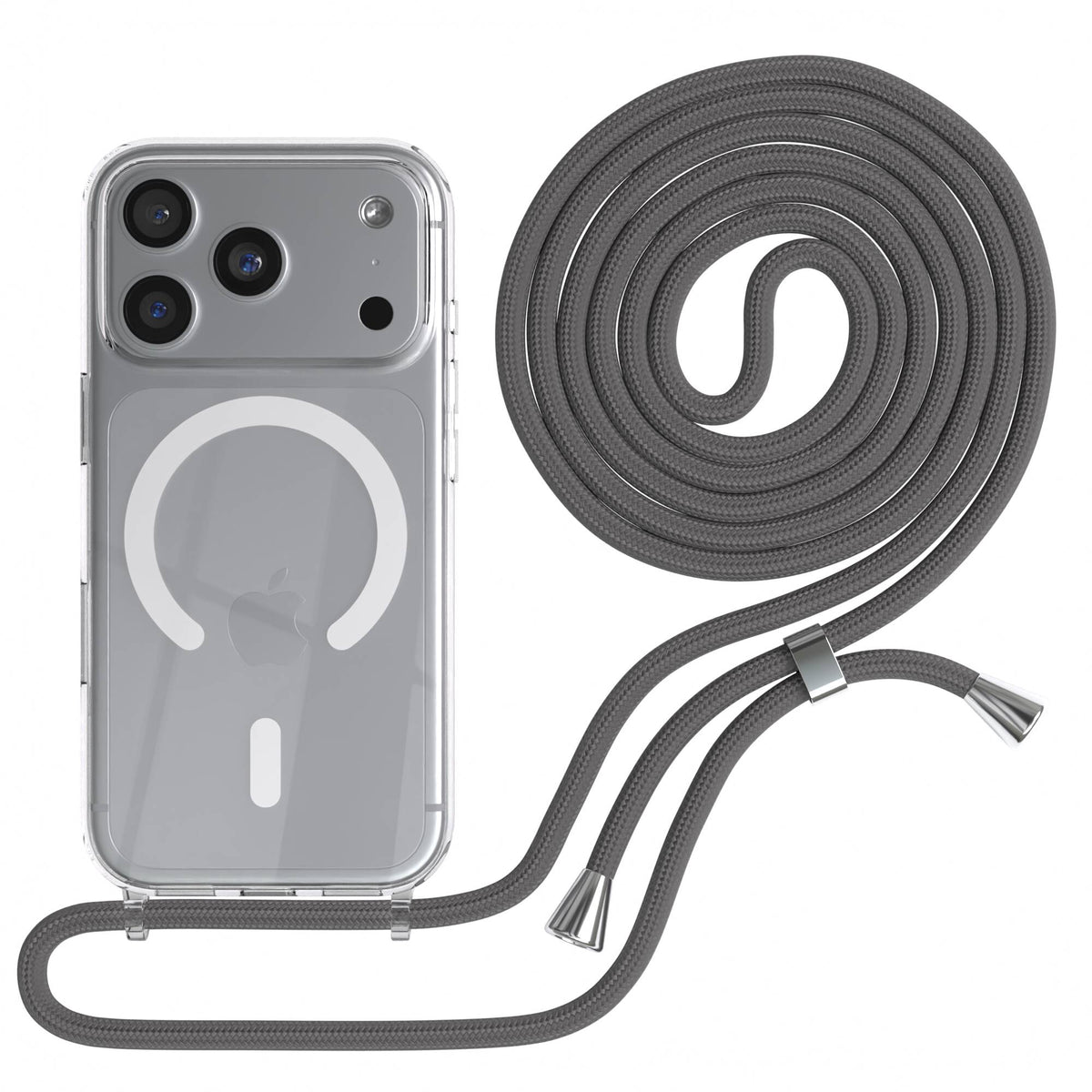 iPhone 18 Pro transparente Hülle + Kordel mit MagSafe