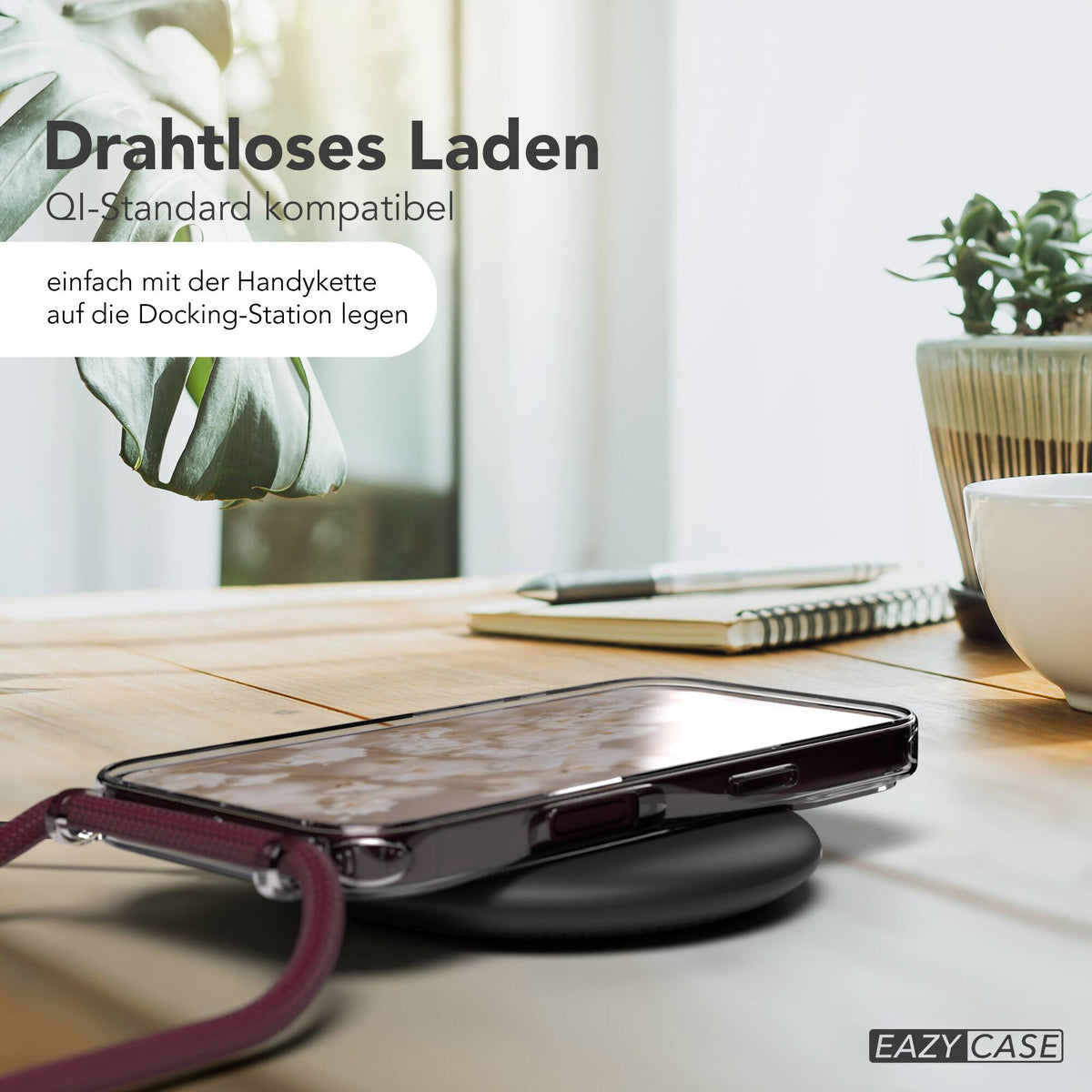 iPhone 18 Pro transparente Hülle + Kordel mit MagSafe