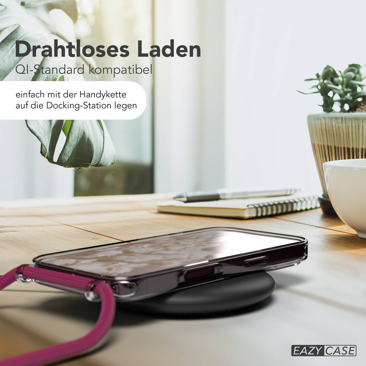 iPhone 18 Pro transparente Hülle + Kordel mit MagSafe