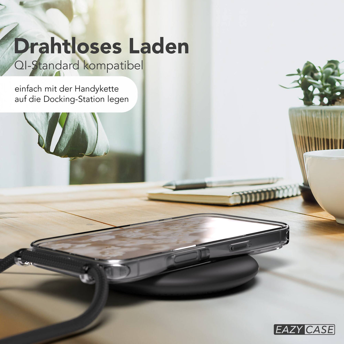 iPhone 18 Pro transparente Hülle + Kordel mit MagSafe