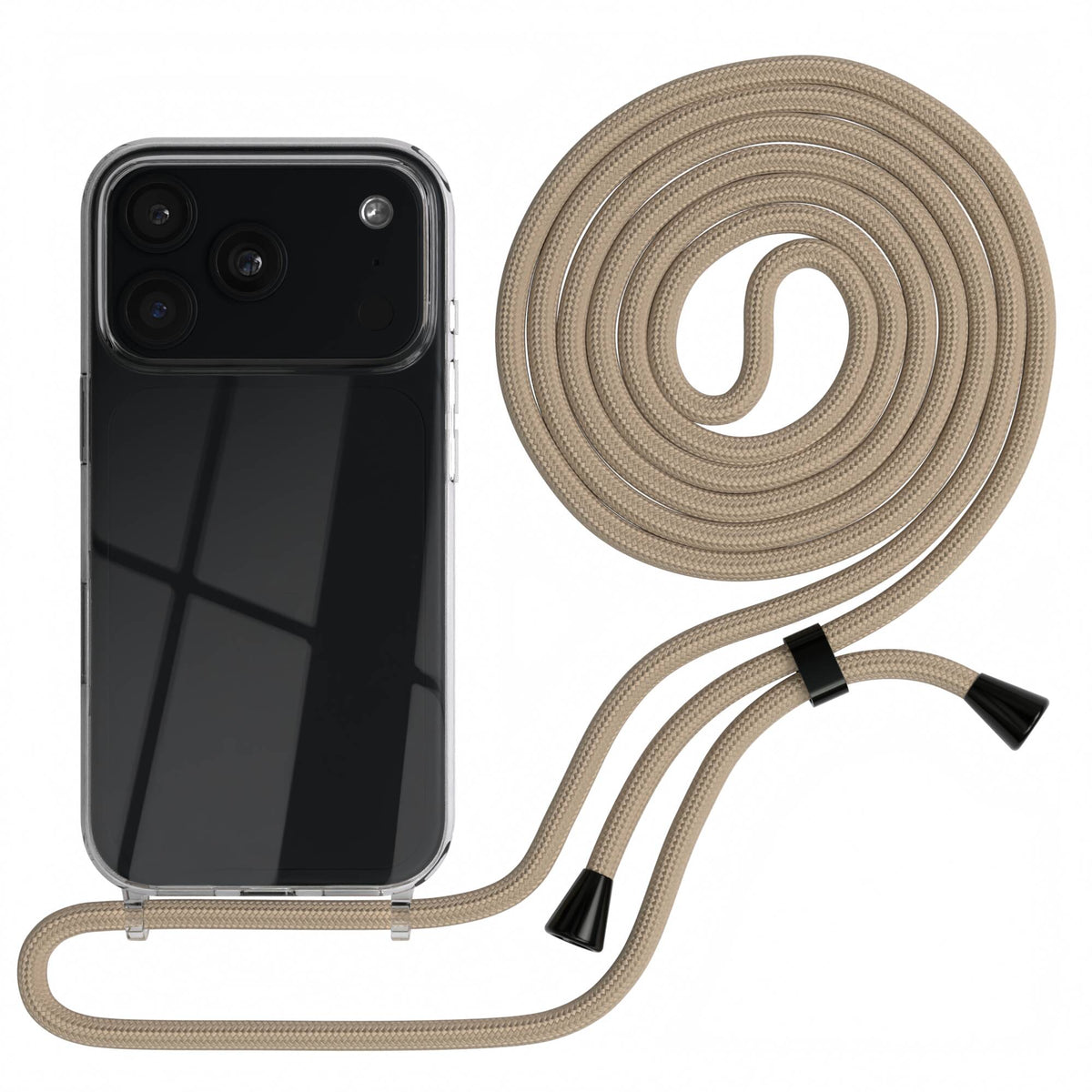 iPhone 18 Pro transparente Hülle + Kordel