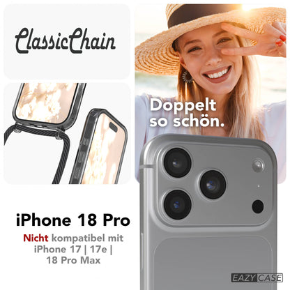iPhone 18 Pro transparente Hülle + Kordel