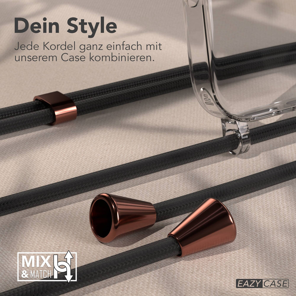 iPhone 18 Pro transparente Hülle + Kordel