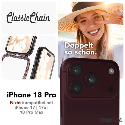 iPhone 18 Pro transparente Hülle + Kordel