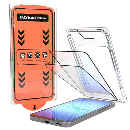 Samsung Galaxy A17 Schutzfolie 2er Set mit Installationsrahmen Displayschutz