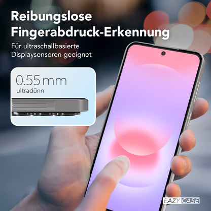 Samsung Galaxy A37 Schutzfolie Set mit Installationsrahmen Displayschutz