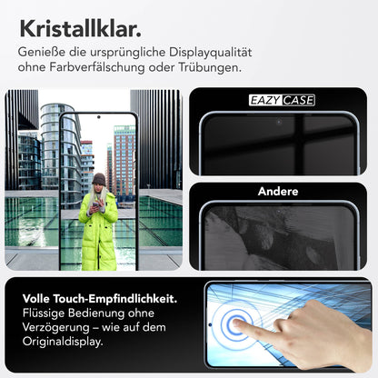 Samsung Galaxy S26 Plus Schutzfolie Set mit Installationsrahmen Glasfolie