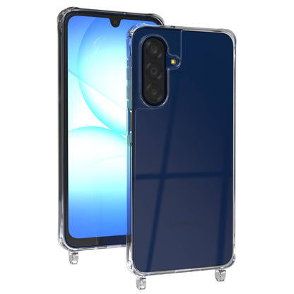 Samsung Galaxy A17 Handyhülle mit Befestigungsösen für Handyketten transparent