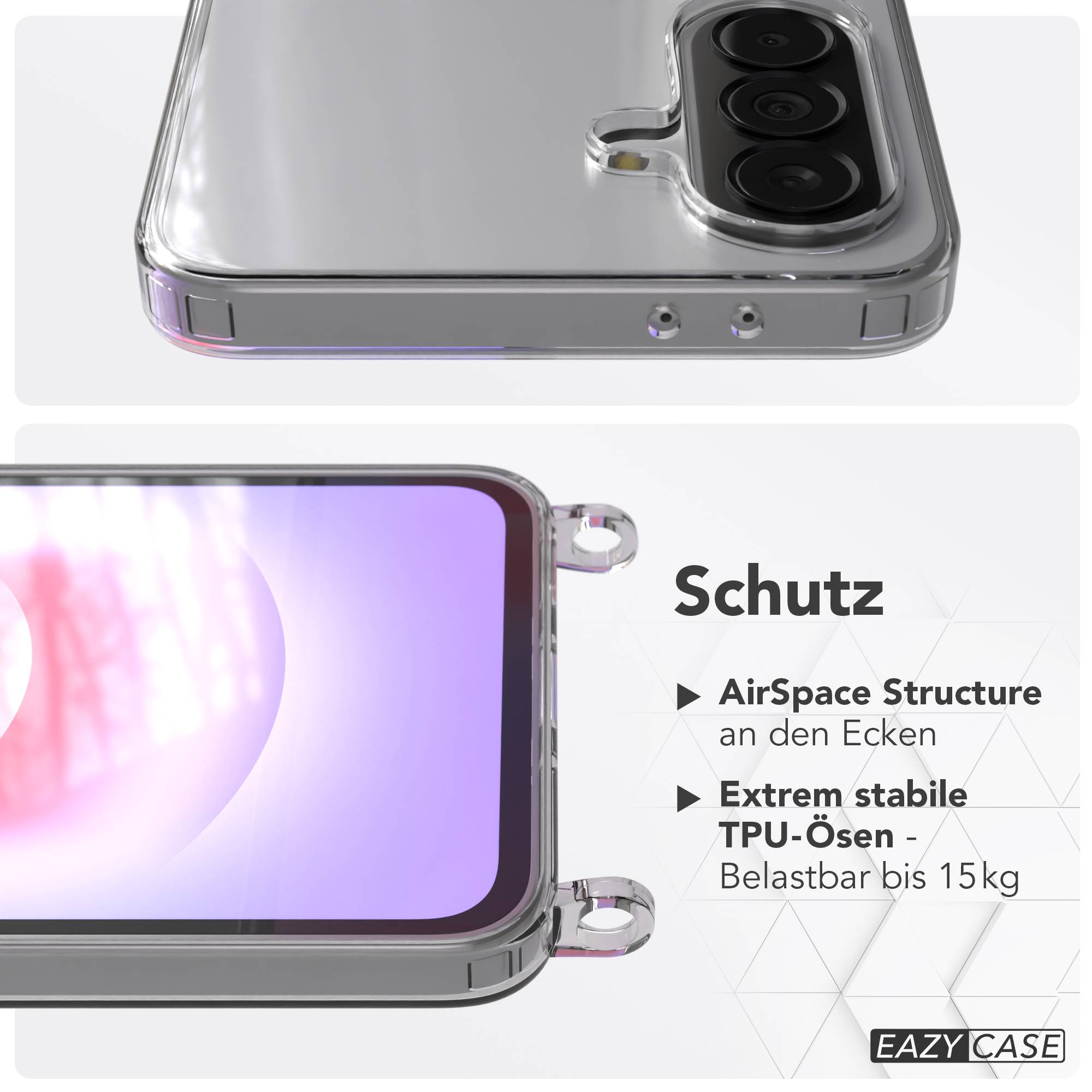 Samsung Galaxy A37 Schutzhülle mit integrierten Ösen für Handyketten