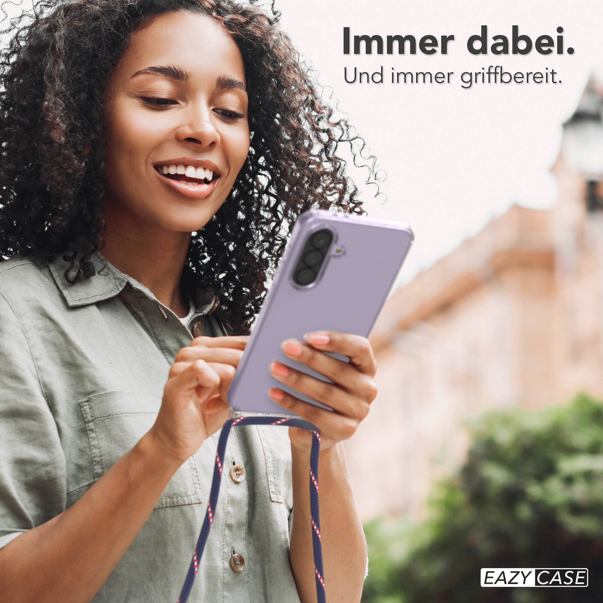 Samsung Galaxy A37 Schutzhülle mit integrierten Ösen für Handyketten