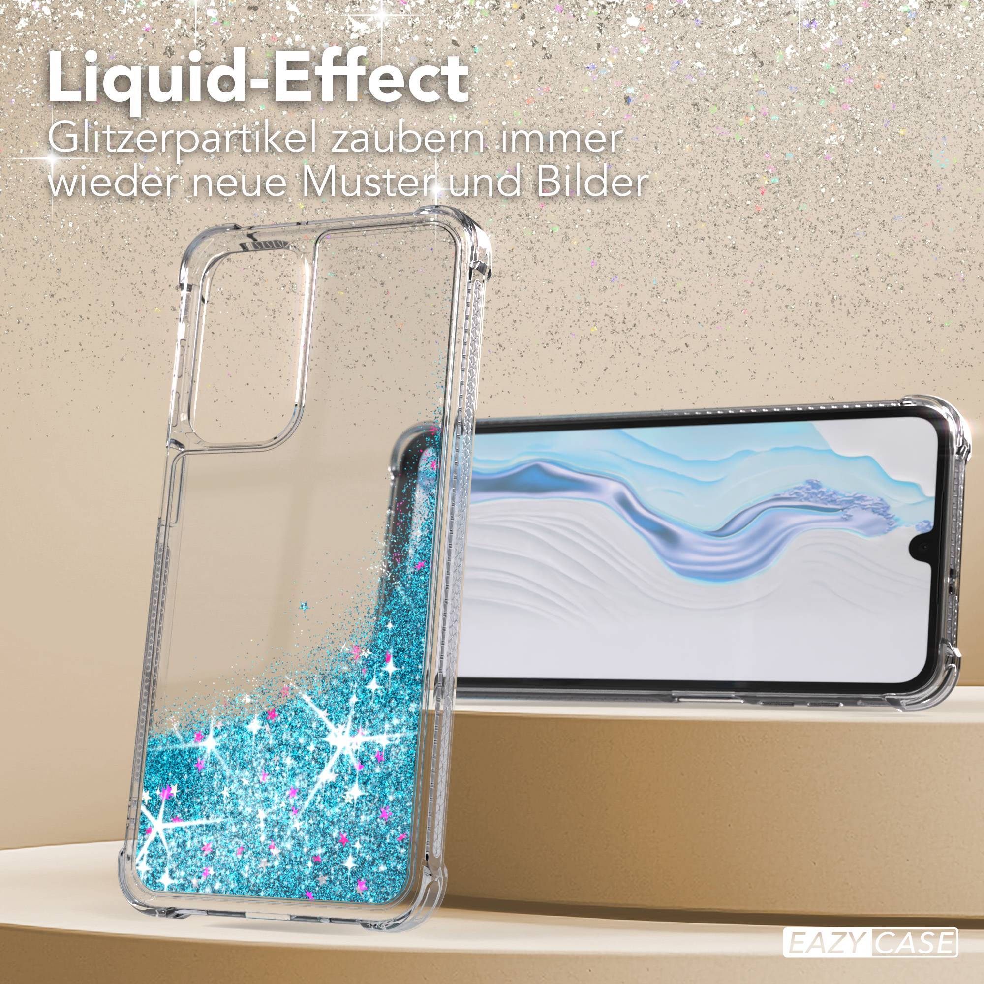 Samsung Galaxy A17 Glitzerhülle mit beweglichem Glitzereffekt und Kameraschutz 