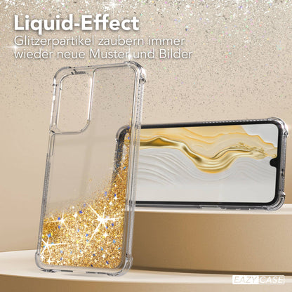 Samsung Galaxy A17 Glitzerhülle mit beweglichem Glitzereffekt und Kameraschutz 