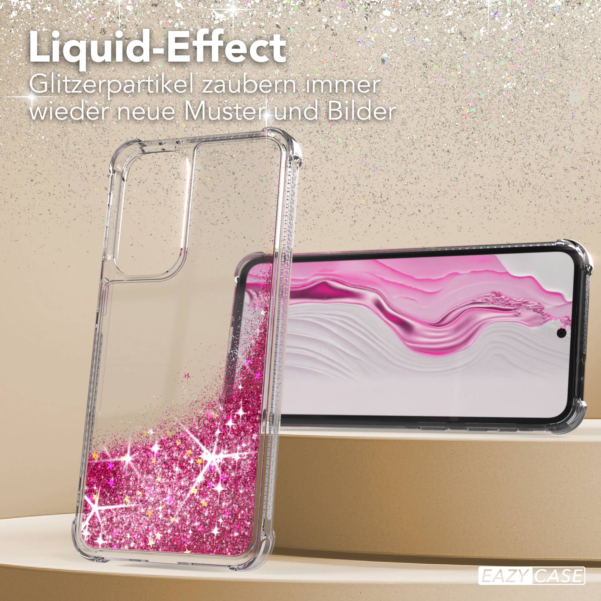 Samsung Galaxy A37 Glitzerhülle TPU transparent mit Glitzereffekt EAZY CASE 