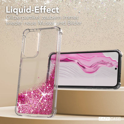 Samsung Galaxy A37 Glitzerhülle TPU transparent mit Glitzereffekt EAZY CASE 
