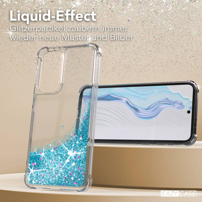 Samsung Galaxy A37 Glitzerhülle TPU transparent mit Glitzereffekt EAZY CASE 