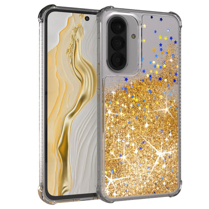 Samsung Galaxy A37 Glitzerhülle TPU transparent mit Glitzereffekt EAZY CASE 