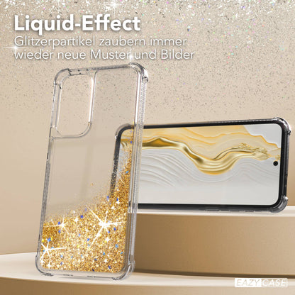 Samsung Galaxy A37 Glitzerhülle TPU transparent mit Glitzereffekt EAZY CASE 
