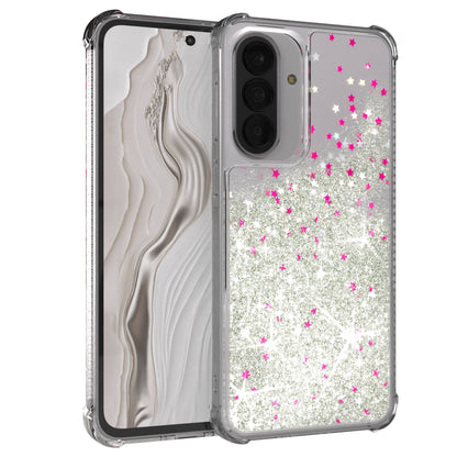 Samsung Galaxy A37 Glitzerhülle TPU transparent mit Glitzereffekt EAZY CASE 