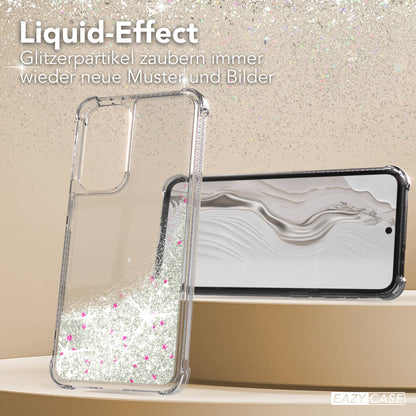 Samsung Galaxy A37 Glitzerhülle TPU transparent mit Glitzereffekt EAZY CASE 