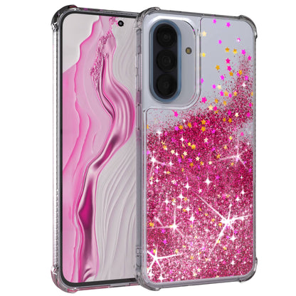 Samsung Galaxy A57 Glitzerhülle TPU transparent mit Kameraschutz EAZY CASE 