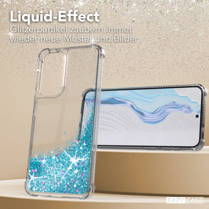 Samsung Galaxy A57 Glitzerhülle TPU transparent mit Kameraschutz EAZY CASE 