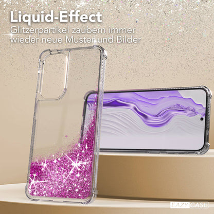 Samsung Galaxy A57 Glitzerhülle TPU transparent mit Kameraschutz EAZY CASE 