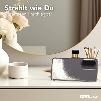 Samsung Galaxy A57 Glitzerhülle TPU transparent mit Kameraschutz EAZY CASE 