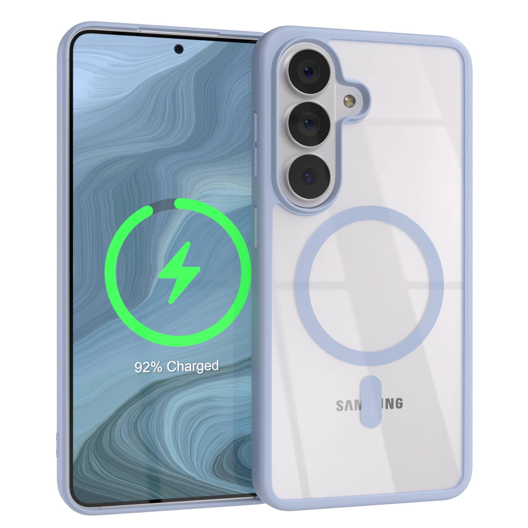 Samsung Galaxy S26 transparente MagSafe Hülle mit Kameraschutz von EAZY CASE 