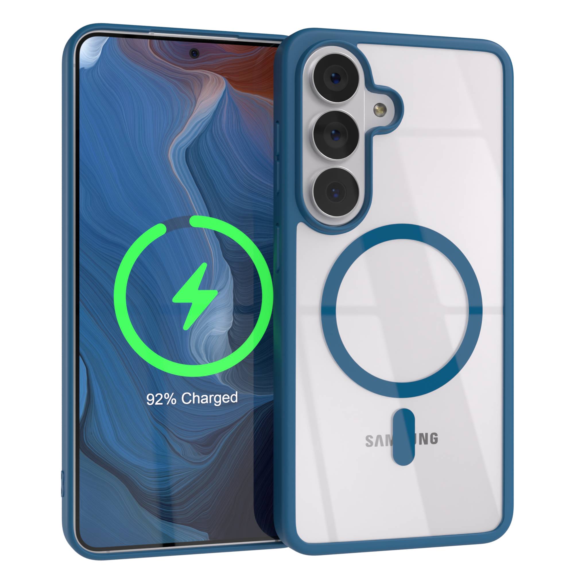 Samsung Galaxy S26 transparente MagSafe Hülle mit Kameraschutz von EAZY CASE 