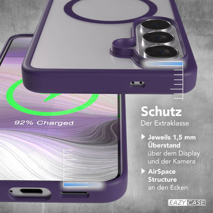 Samsung Galaxy S26 transparente MagSafe Hülle mit Kameraschutz von EAZY CASE 