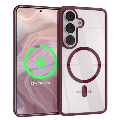 Samsung Galaxy S26 transparente MagSafe Hülle mit Kameraschutz von EAZY CASE 
