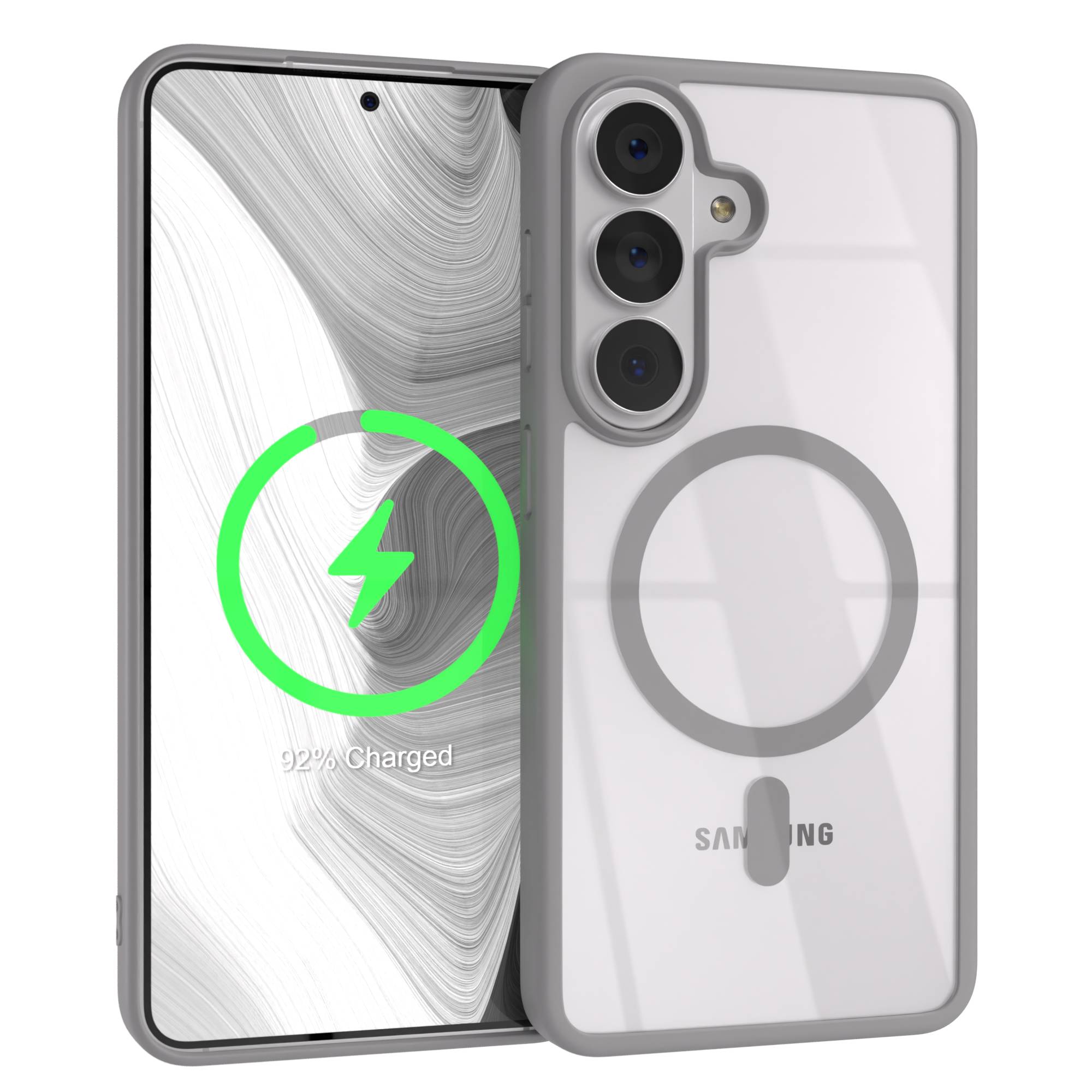 Samsung Galaxy S26 transparente MagSafe Hülle mit Kameraschutz von EAZY CASE 