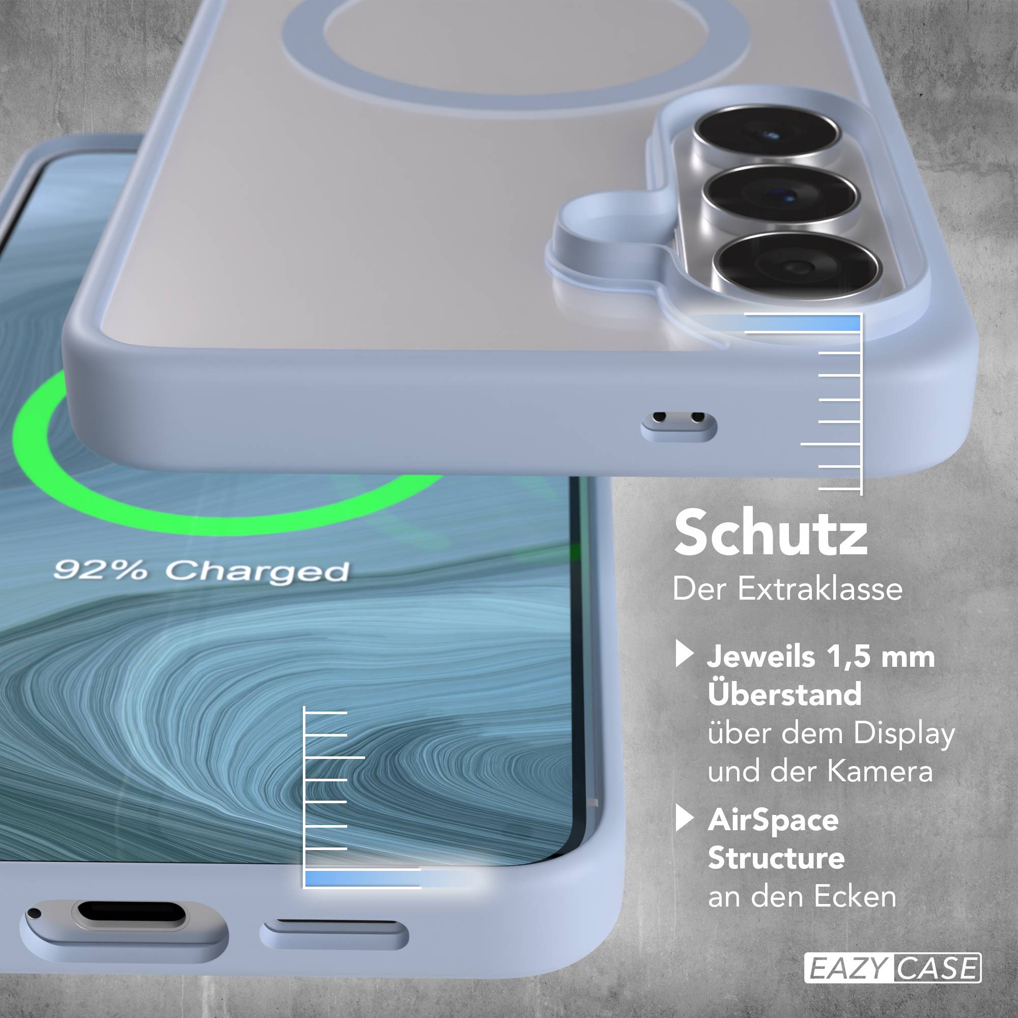 Samsung Galaxy S26 Plus transparente MagSafe Hülle mit Kameraschutz TPU 