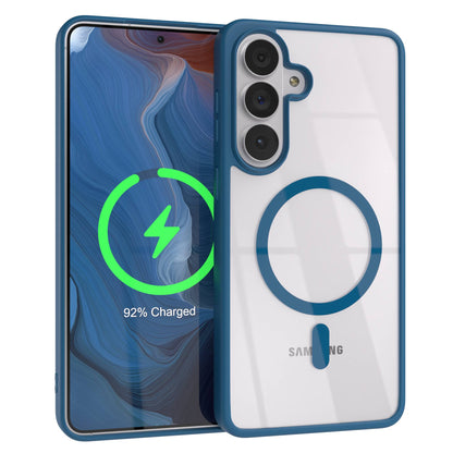 Samsung Galaxy S26 Plus transparente MagSafe Hülle mit Kameraschutz TPU 
