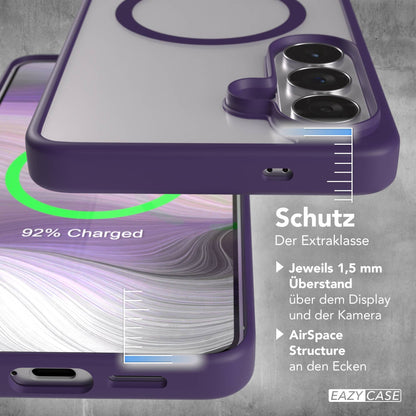 Samsung Galaxy S26 Plus transparente MagSafe Hülle mit Kameraschutz TPU 
