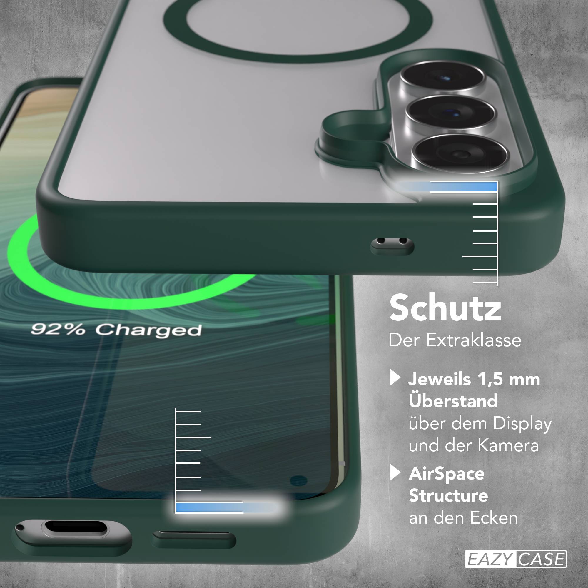 Samsung Galaxy S26 Plus transparente MagSafe Hülle mit Kameraschutz TPU 