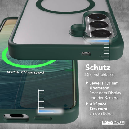Samsung Galaxy S26 Plus transparente MagSafe Hülle mit Kameraschutz TPU 