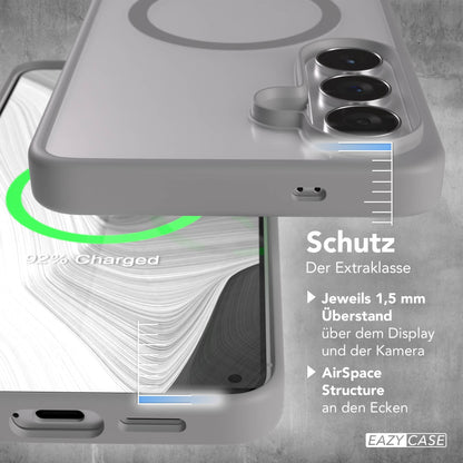 Samsung Galaxy S26 Plus transparente MagSafe Hülle mit Kameraschutz TPU 